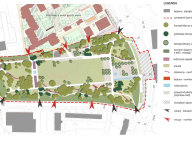 Vize správy a rozvoje Centrálního parku Pankrác v horizontu 2050. Generel.