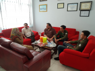Visiting the Fisheries Agency, Cirebon, Indonesia