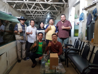 Visiting ornamental fish practitioners