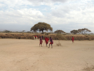 Domobrana v Masajské vesnici