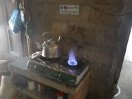 Cooking on biogas