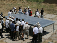 Double-pass solar drier in Kyrgyzstan