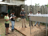 Double-pass solar drier in Peru